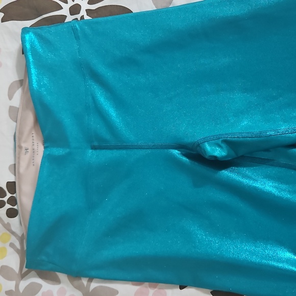 Heroine Sport Shiny Blue Leggings - Picture 3 of 3